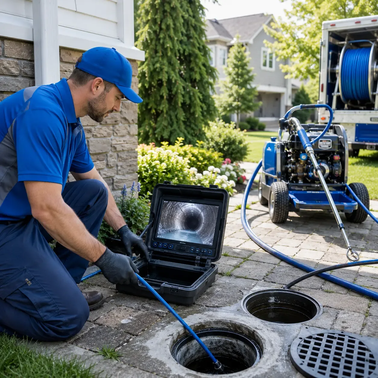 Outdoor drain cleaning professionals serving Shambaugh, IA